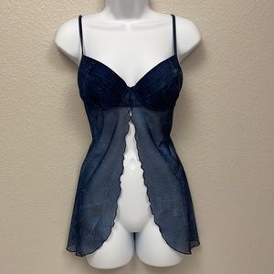 Vintage 1990s 90s y2k lingerie top la senza babydoll top large nightie